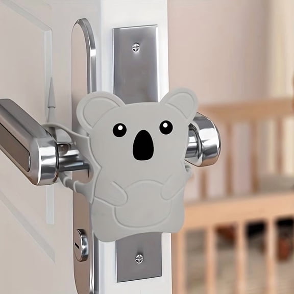 Cute Animal Door Wedge Stopper - Silent Anti-Collision Pad for Kids, Cartoon Design for Home and Rentals