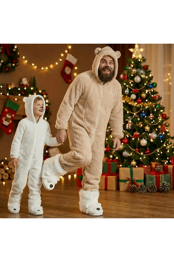 Cute Animal Fluffy Booties Slippers for Women Halloween Warm Soft Boots Monster Cosplay Christmas Slippers for WomenSize9-10