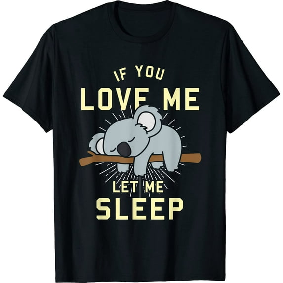 Cute Animal Gift Idea Sleeping Koala T-Shirt
