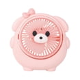 thumbnail image 1 of Cute Animal Handheld Fan, Portable Small Fan with Removable Front Cover, Tiltable Cool Breeze with 3 Speeds, Ultra Quiet Table Fan, Rechargeable Air Circulator Fan for Indoor Outdoor Office Travel, 1 of 5