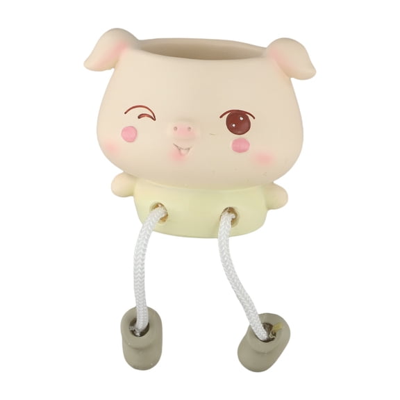 Cute Animal Hanging Flower Pot: Enhance Your Space With Adorable Resin Decor