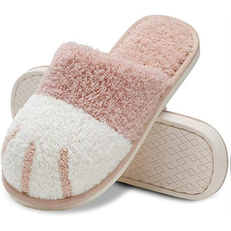 Woman Slippers Memory Foam Super Soft Fuzzy Anti-Skid Indoor  Slippers,Creative Gifts for Women Mom Girlfriend