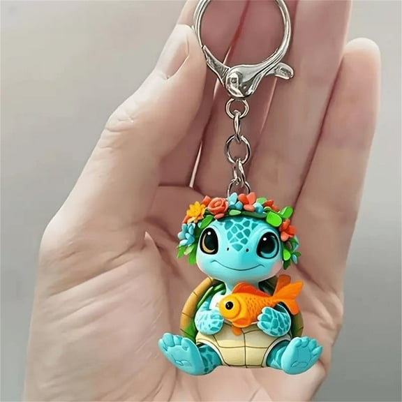 Cute Animal Keychain under $5! Xqxayjr Animal Pendant Keychains, Cute Bag Charms for Backpacks, Decorative Key Rings for Purses, Kawaii Animal Keychain Set for Girls Teens