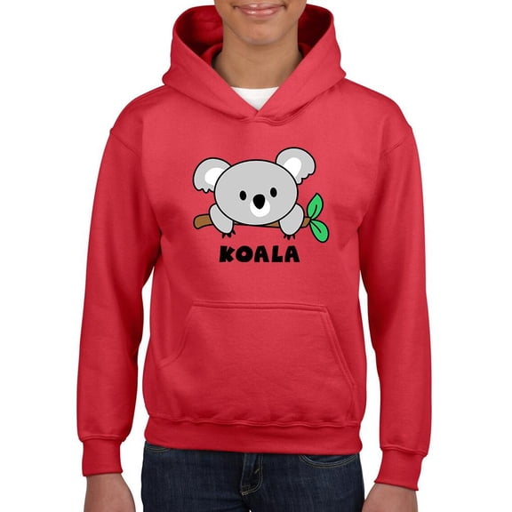 Cute Animal Koala For Kids  Hoodie Juniors -Image by Shutterstock,  x-Large