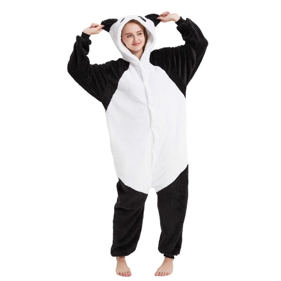 Cute Animal Onesie Pajamas for Adults Warm Cozy Animal Shape Sleepsuit Ideal for Sleepovers Parties and Lounging Comfortable and Adorable Animal Pajamas Perfect for Winter Fun