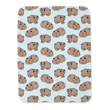 Cute Animal Pattern Blanket - , White, Small