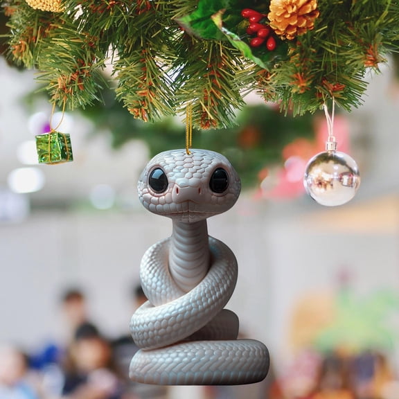 Cute Animal Pendant Acrylic Flat Pendant Cute And Fashionable Christmas Tree Ornament Christmas Decoration Suitable For Car Interior And Keychain Pendant Outdoor Christmas Glass Beads for Vases