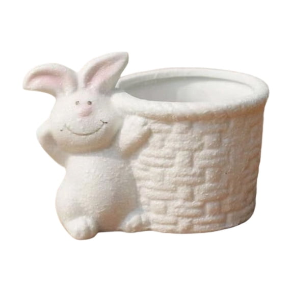 Cute Animal Planters - Ceramic Succulent Pots Small Mini Flower Pot for Indoor Use,Plant Pots for Desktop/Bedroom Decoration, Spring Sturdy Container Decor