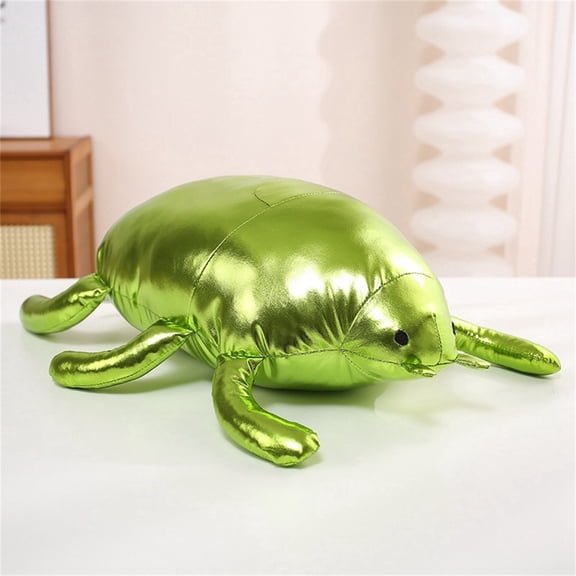 Cute Animal Plush, Greenofttuffed Animal Plush Pillow, Tortoise Kawaii Plushie Toy for Adults, Birthday Easter Gift Babyhower Party Decor Green