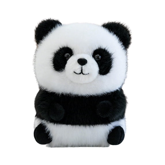 Cute Animal Plush Toy Panda Stuffed Animal Soft Fluffy Plush Doll for All People, Bedroom Decor, Birthday Gifts, Travel Companion, Collectible Plushies(A)