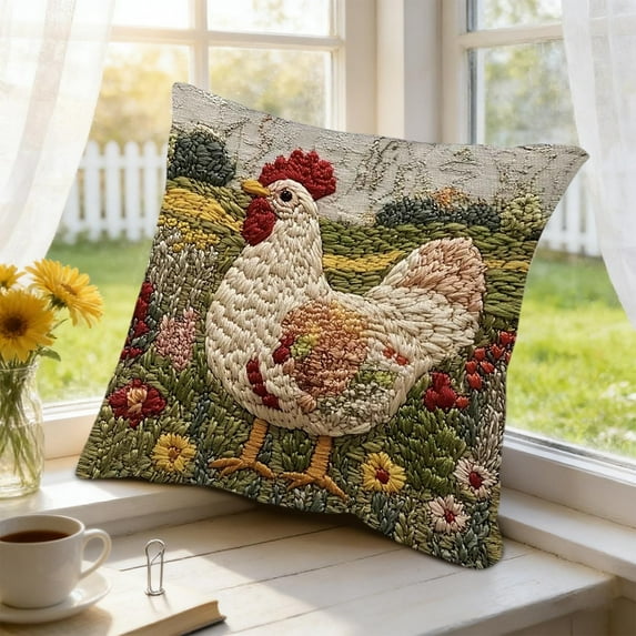 Cute Animal Print Flocked Pillow Cover Decorative Throw Cushion Case for Sofa Bedroom Living Room Home Decor Accent Pillow