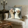 thumbnail image 1 of Cute Animal Print Throw Pillow 18x18 Inch, Soft Decorative Square Accent Pillow Cover for Couch Sofa Living Room Bedroom, Polyester Home Decor, 1 of 5