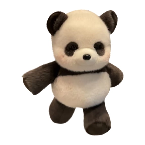Cute Animal Running Series Plush Toy – Brown Running Panda – Cute Animal Run Plushies Dolls for Girls and Boys – Shake to Your Childlike Time