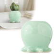 thumbnail image 1 of Cute Animal Shaped Ceramic Small Flower Vase, Light Green Mini Cartoon Animal Plant Pot, Desktop Decor Succulent & Hydroponic Planter, Tiny Cartoon Creature Floral Arrangement Container, 1 of 6