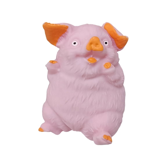 Cute Animal Shapes Slow Rising Squishies,Soft Silicone Pig,Anxiety Relief for Daily Stress Management