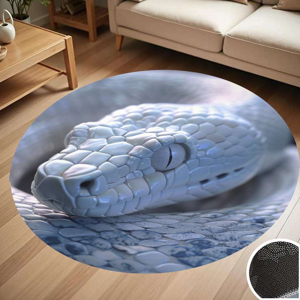 Cute Animal Snake Round Carpet Living Room Bedroom Home Decoration ...
