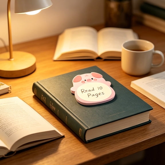 Cute Animal Sticky Notes, Standing Desk Message Pads, Creative Wildlife Paper Reminders for Office Home