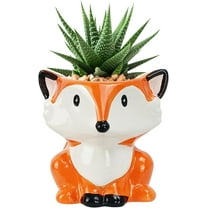 Cute Animal Succulent Pot, Ceramic Animal Planter, Small Flower Pot for Home Decor Gifts