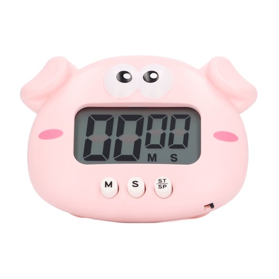 Cute Animal Timer, Digital Kitchen Countdown With Loud Alarm, Portable Accurate