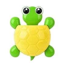 Cute Animal Toothbrush Holder Turtle Strong Suction Cup Toothbrush Toothpaste Storage Rack Bathroom Wall-mounted Toothbrush Holder