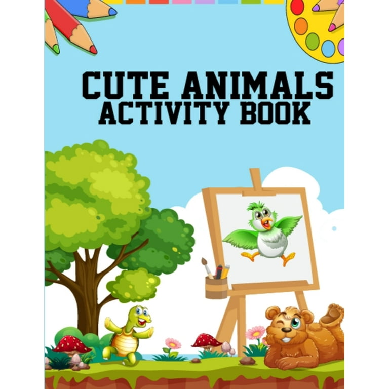 Animal Coloring Books for Kids ages 4-8: Activity book for boy