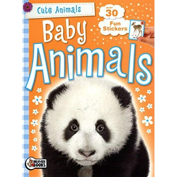 Pre-Owned Cute Animals - Baby Animals (With Over 30 Stickers) - Sticker and Activity Book Paperback