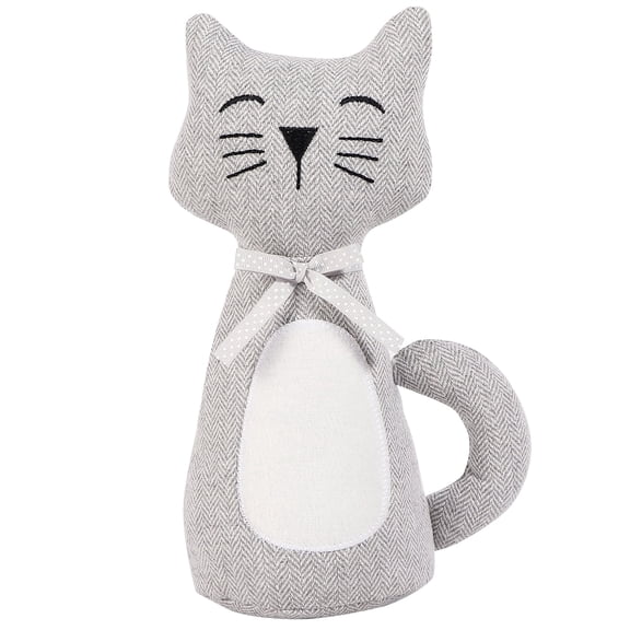 Cute Animals Decorative Door Stoppers, Soft Durable Fabric Weighted Interior Wall Protector for Home & Office, Anti Collision Heavy Duty Compact Floor Decor Book Stopper