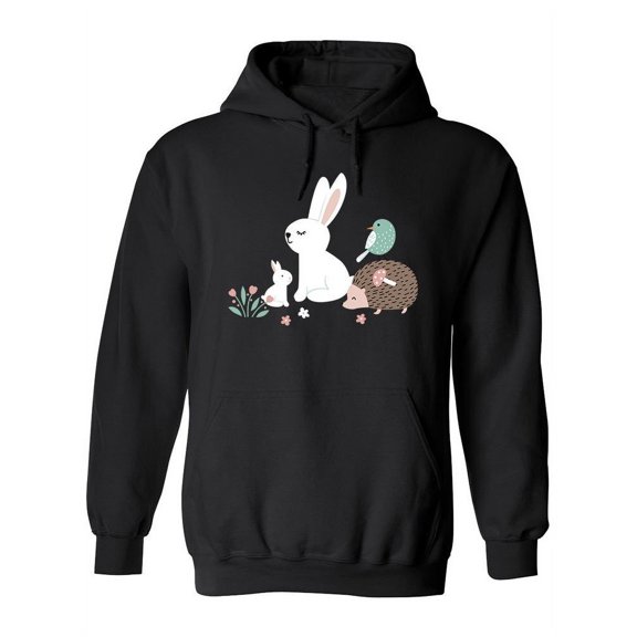 Cute Animals Design Hoodie Women -Image by Shutterstock, Female Small
