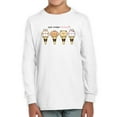 thumbnail image 1 of Cute Animals Ice Cream Lovers Long Sleeve Toddler -Image by Shutterstock,  4 Toddler, 1 of 4