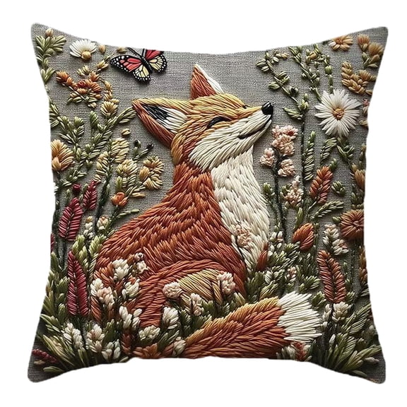 Cute Animals Plush Pillow Set, Soft Short Plush Sofa Cushion, Car and Bedside Decorative Throw Pillow for Home Living Room, Office, Kids Room