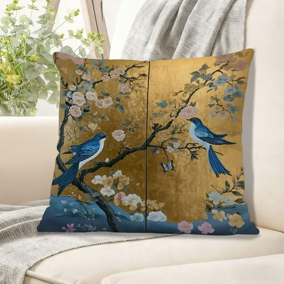 Cute Animals Print Pillow Cover Set Bedroom Living Room Sofa Cushion 45x45 Cm For Sofa Living Room Decoration