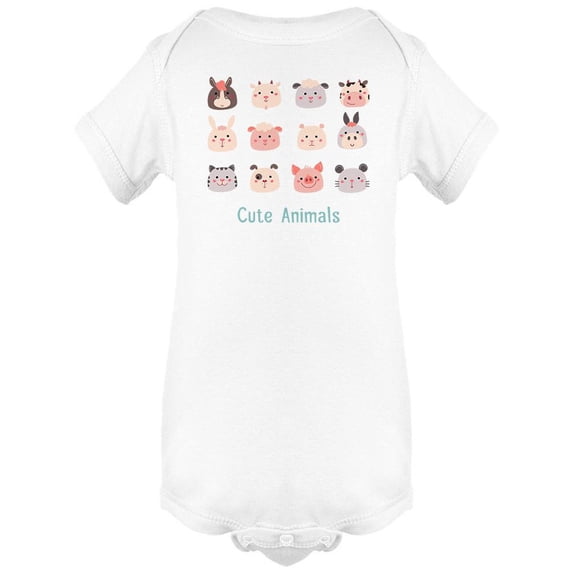 Cute Animals Reactions Bodysuit Infant -Image by Shutterstock, Newborn