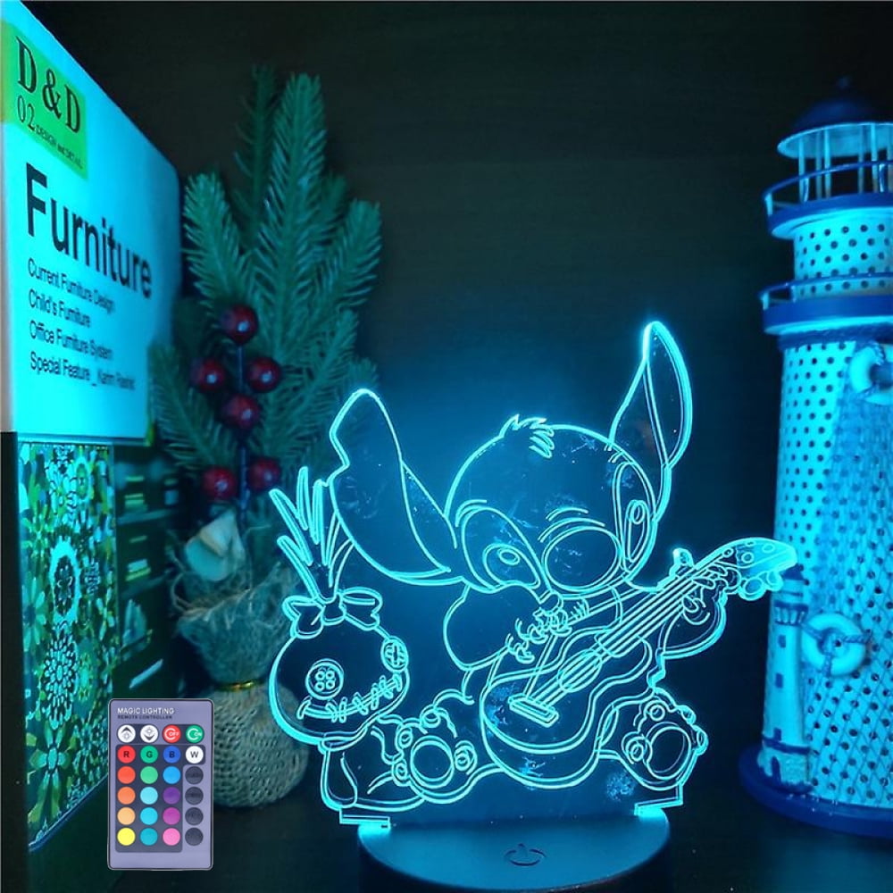 Lámpara 3D Led Stitch – The Dream Gift