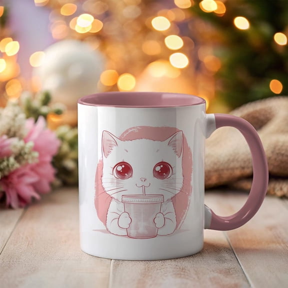 Cute Anime C1At Mug KawaI1I C1At Mug Cozy C1At Mug Cozy Coffee Cup Anime Animal Mug Cute Desk Mug WhimsiC1Al C1At Mug Gift For C1At Lovers
