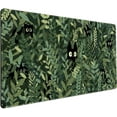 thumbnail image 1 of Cute Anime Cats Desk Mat Green Leaves Kawaii Mousepad XXL Extended Large Gaming Mouse Pad Cat, Aesthetic Extended Laptop Keyboard Mat Desk Pad for Women Office Gamer Girl Decor 31.5x15.75 in, 1 of 6