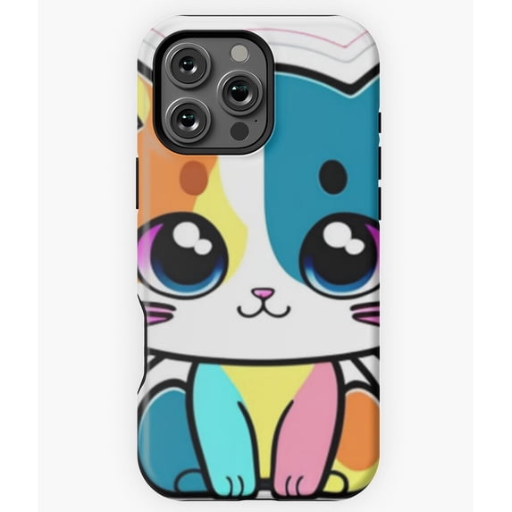 Cute Anime Cats Kawaii Design N4617 Phone Case for iPhone 17 16 15 14 13 12 11 Pro Max