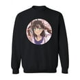 thumbnail image 1 of Cute Anime Girl Portrait Sweatshirt Women -Image by Shutterstock, Female Medium, 1 of 4