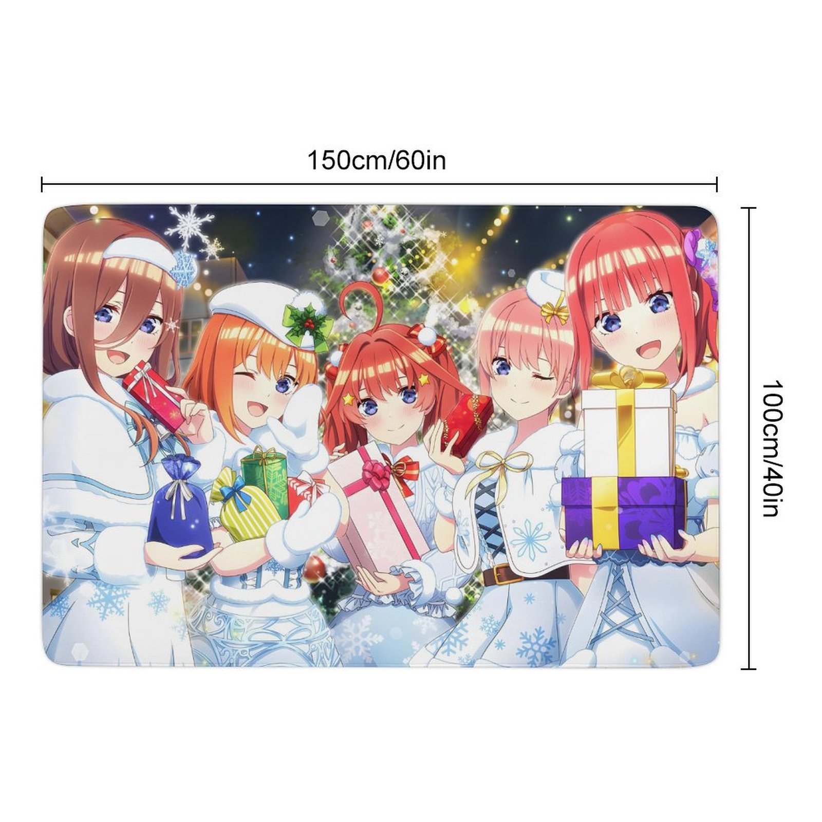 Cute Anime the Quintessential Quintuplets Retro Game Area Rug Durable