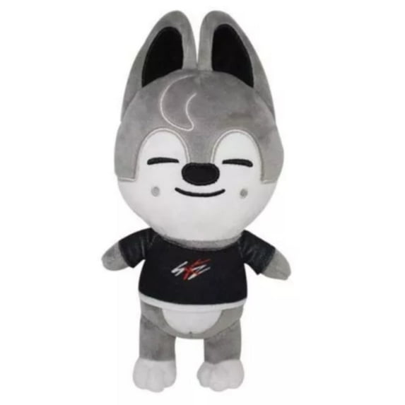 Cute Anime Skzoo Plush, 9.8in Plush Toys, Creative Soft Stuffed Cartoon Plush Toy Gift Toys for Kids Fans(Wolf Chan)