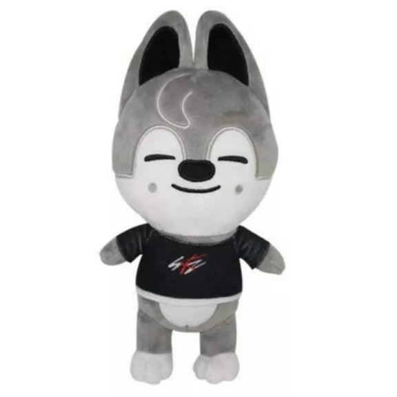 Cute Anime Skzoo Plush, 9.8in Plush Toys, Creative Soft Stuffed Cartoon Plush Toy Gift Toys for Kids Fans(Wolf Chan)