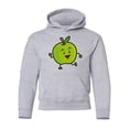 thumbnail image 1 of Cute Apple Character  Hoodie Juniors -Image by Shutterstock,  Medium, 1 of 4