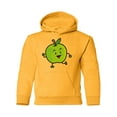 thumbnail image 1 of Cute Apple Character  Hoodie Juniors -Image by Shutterstock,  Small, 1 of 4