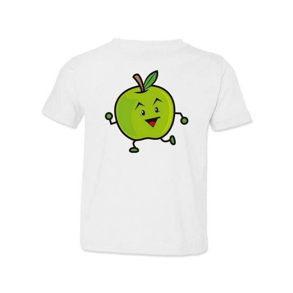 Cute Apple Character T-Shirt Toddler -Image by Shutterstock, 3 Toddler