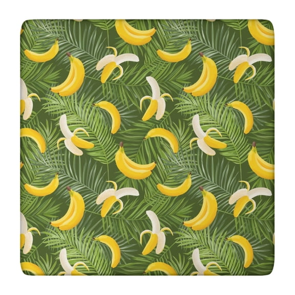 Cute Apple Pattern Tablecloth Red Green Fruit Design with Funny Kawaii Cartoon Style for Kitchen or Dining