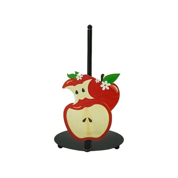 Cute Apples Paper Towel Holder, Apples Kitchen Decor Accessories Farmhouse Metal Towel Holder Stand For Home Bathroom Countertop