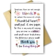 thumbnail image 1 of Cute Appreciation Card for Him Her, Great Thank You Card for Teacher Coworker Boss Women Men, Sweet Friendship Gift for Friends Classmates, Best Thank You Gift Ideas for Mom Dad Bestie, 1 of 1