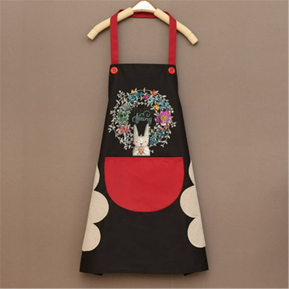 Cute Apron for Women with Pockets, Comfortable Kitchen Apron, Perfect for Cafe Shop, Baking, Gardening, Cooking.