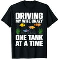 thumbnail image 1 of Cute Aquarium Art For Husband Men Fishbowl Fish Tank Lover T-Shirt, 1 of 3