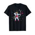 Cute Archery Unicorn Bow & Arrow Young Female Archer Gift TShirt