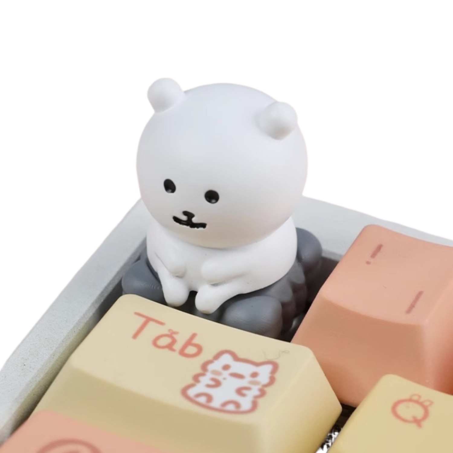 Cute Artisan Resin Keycap for Mechanical Keyboard, Chiikawa Knockberry ...